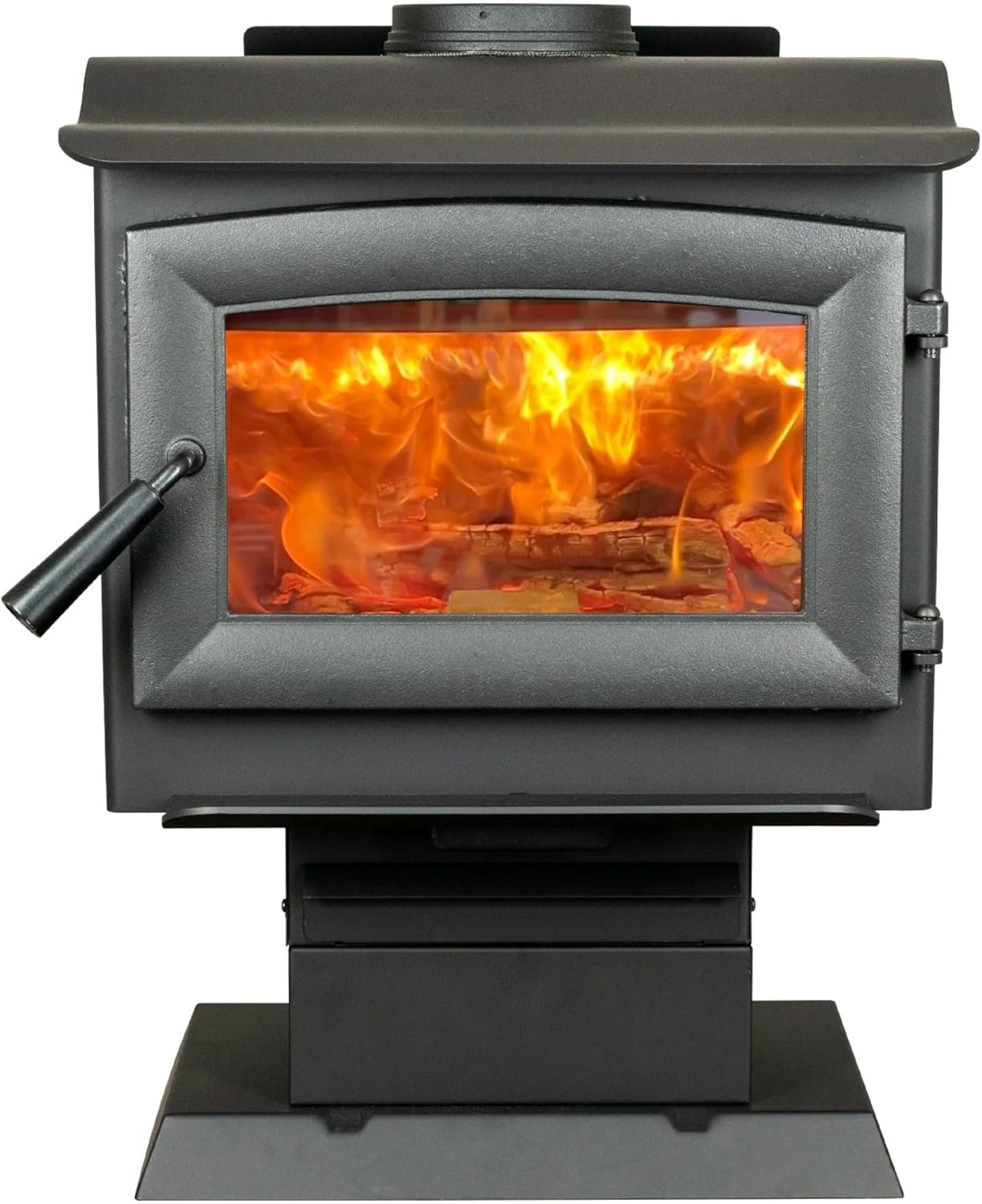 AW1820E 1,200 Square Foot Heating Insert with Compact Design and Matte Black Exterior